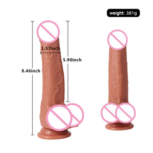 Dildo de Silicona Líquida de Doble Capa, Impermeable, Textura Realista de Piel, Masturbador para Orgasmo Femenino, Juguetes Sexuales para Adultos - Product Image 3