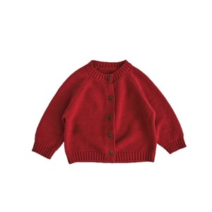 Cardigan en coton pur tricoté pour enfants, couleur unie, col rond, <span class=keywords><strong>pull</strong></span>-manteau printemps-été pour garçons et filles, vêtements d'extérieur quotidiens pour bébés et enfants - Product Image 6