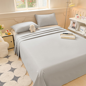 Vente en gros de draps plats 100% coton pur, classe A, adaptés aux bébés, couleur gris gentleman, pour usage domestique et commercial - Product Image 2