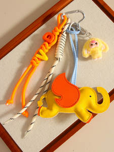 Miu Angel Wings Dumbo sac pendentif mignon dessin animé Moe Grain Alphabet DV porte-clés pendentif accessoires - Product Image 6