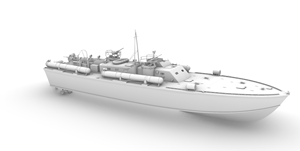 Kit impreso en 3D 1/20 USS Patrol torpedo <span class=keywords><strong>boat</strong></span>, <span class=keywords><strong>kits</strong></span> de control remoto de la PT-109 - Product Image 5