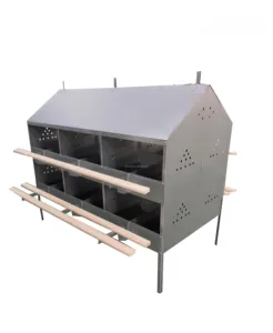 hot sell 12/24 holes chicken nesting box/egg chicken nest/poultry farm double nesting box for laying chicken