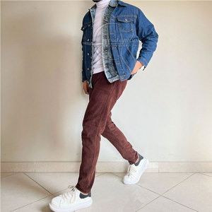 2025 Venta al por mayor Chaqueta de mezclilla para hombres con piel en el interior Chaqueta de mezclilla informal cortavientos para hombres a bajo precio - Product Image 5