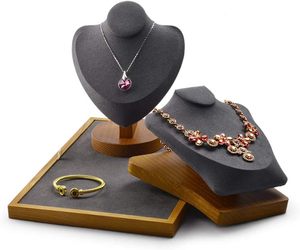 Présentoir de bijoux portable léger et économique pour colliers, buste de présentation pour magasin de bijoux, mannequin à bijoux - Product Image 1