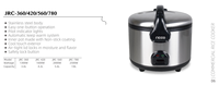 Cuisinière à riz électrique commerciale 10L-25L, boîtier en acier inoxydable, revêtement antiadhésif, cuve intérieure, usage domestique, classe énergétique