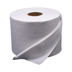 กระดาษทิชชูเปียก40GSM กันน้ำความเข้มสูงน้ำหนักเบาระบายอากาศได้ดีไม่ทอแบบสานสำหรับผลิตภัณฑ์สุขอนามัย - Product Image 1