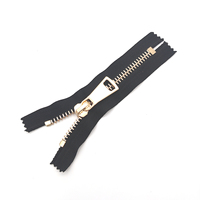 Fermeture éclair métallique durable YYX, plusieurs tailles, couleur personnalisée, extrémité ouverte/fermée pour accessoires de couture de vêtements