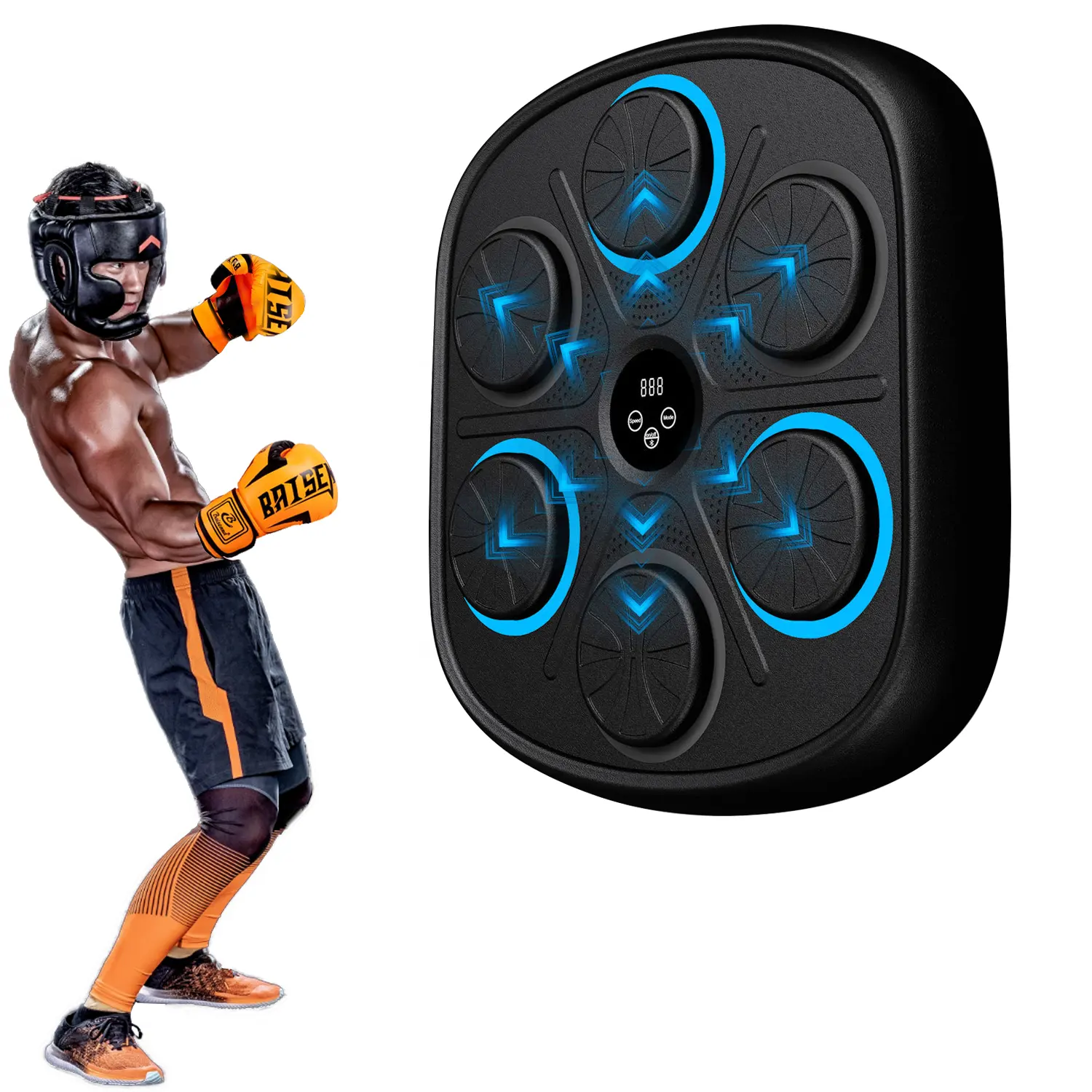 RS جديد من المصنع جهاز ملاكمة رقمي لشدّ الصدام والتدريب مركز ذكي للبالغين الهدف الذكي جهاز ملاكمة موسيقى للتدريب على الرصاص