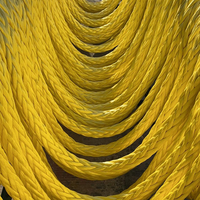 Cuerda de fibra sintética UHMWPE/HMWPE Cuerda marina para embalaje Durable y de alta resistencia