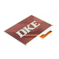 DKE 9.7 pouces grande étiquette d'étagère en papier e 7 couleurs étiquettes transparentes e ink epaper moniteur e-ink fabricant d'affichage