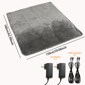 Kích thước đầy đủ USB mùa đông sang trọng sưởi ấm xe mat ấm cúng an toàn Polyester điện sưởi ấm Pad 5 kiểm soát nhiệt độ xe Nhà lều - Product Image 6