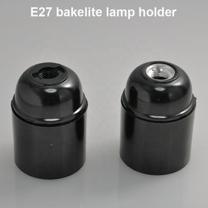 E27 E14 Bakelite giữ đèn Edison vít nhựa Cổ Điển Retro công nghiệp đen ánh sáng ổ cắm bảng tầng mặt dây đèn phụ kiện - Product Image 2