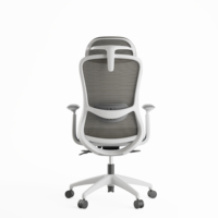 Dossier haut travail Silla appui-tête Anji dos PDG moderne tissu tournant pivotant réglable maille chaise de bureau