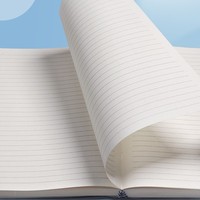 Carnet de notes thermique A4 épais de grande taille, ligné horizontalement, à ouverture plate, de haute qualité, pour lycéens et étudiants, cadeau, couverture rigide