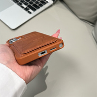 Étui de téléphone en cuir PU pliable de luxe avec plusieurs emplacements pour cartes pour Samsung S22 S23 S24 S25 S26 Ultra, porte-cartes, coque antichoc