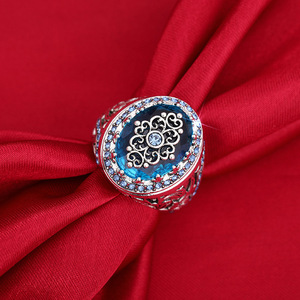 Anello dal Design Vintage Bohémien, Anello Classico da Dito per Donne - Product Image 5