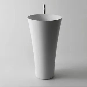 Lavabo sanitario con pedestal, nuevo diseño, lavabo de cerámica