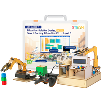 Kit de brazo de Robot educativo de fábrica inteligente ESP32 STEM para Arduino Compatible con Escuela, solución de hogar inteligente, Kits educativos de programación