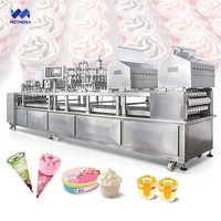 Machine automatique de remplissage et de scellage de verres à shot carrés pour liquides, idéale pour la gelée, le pudding et les préparations fourrées aux noix