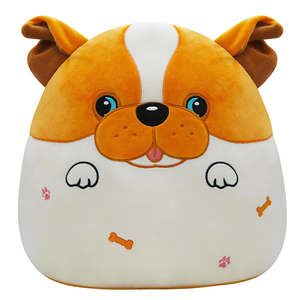 Nuevo Peluche de <span class=keywords><strong>Bulldog</strong></span> Grande de 14 Pulgadas, Juguete de Peluche, Almohada Decorativa, Regalos para Adultos y Niños, Decoración para el Hogar - Product Image 1
