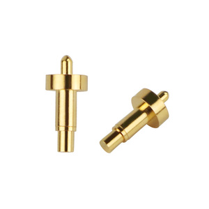 Su misura 1mm placcato oro alta precisione PCB ottone OEM Custom ottone placcato oro Pogo perni - Product Image 4