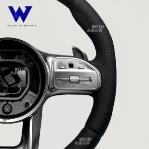 Volante Adatto per Mercedes-AMG Classe A, B, C, E, S W166, W177, <span class=keywords><strong>W205</strong></span>, W213, W212, W218, W222 C63, E63, G63 - Product Image 5