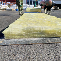 Feuille d'aluminium réfléchissante en laine de verre thermoscellée absorbant le son Kraft recouvert de papier matériaux d'isolation en laine de verre