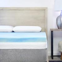 Prix de gros 2 pouces Gel mousse à mémoire de forme surmatelas pleine grandeur haute qualité surmatelas de lit