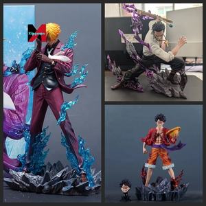 One Pieced Zoro Sanji Luffy <span class=keywords><strong>Anime</strong></span> GK estatua Trio Standing Pose modelo Kit decoración coleccionable - Product Image 5