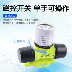 Lampe frontale de plongée Juyingyang 3W LED étanche 30M avec 3 piles AA pour utilisation sous-marine - Product Image 3