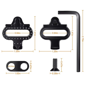 <span class=keywords><strong>Scarpe</strong></span> Mountain Bike tacchetti per <span class=keywords><strong>Shimano</strong></span> SH51 SPD mtacchetti Multi-rilascio Spd pedale in lega di alluminio bici <span class=keywords><strong>scarpe</strong></span> Set clip - Product Image 3