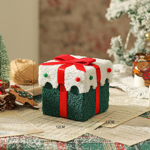 Coffret cadeau de Noël en velours luxueux pour dropshipping Shopify, avec ruban, pour bonbons, pommes, ou comme cadeau de fête. - Product Image 5
