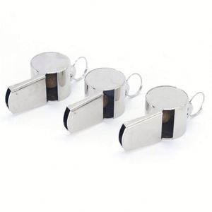 Sifflet en métal personnalisé avec logo pour arbitres, écoles, football, sport, avec cordon, pour entraîneurs - Vente en gros - Product Image 4