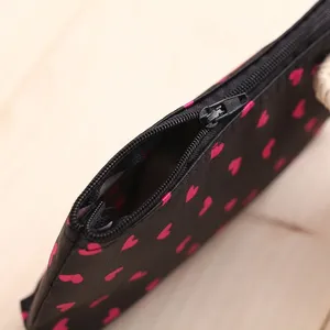 Waterproof Fashion Candy Portable Heart <b>Makeup</b> Bag <b>for</b> Women with Zipper Closure Cosmetic <b>Storage</b> Pouch - Product Image 4