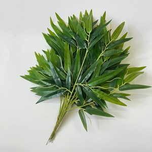 Feuilles et Branches <span class=keywords><strong>de</strong></span> <span class=keywords><strong>Bambou</strong></span> Artificiel en Plastique, Résistantes à l'Eau, Durables, Décoration Intérieure et <span class=keywords><strong>Extérieure</strong></span> pour la Maison et l'Hôtel, Directement <span class=keywords><strong>de</strong></span> l'Usine - Product Image 6