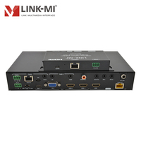 Commutateur HDBaseT 4x2 avec entrée Type-C+VGA, commutateur vidéo HDMI, prend en charge HDCP 2.2/1.4, 4K60Hz HDR10, audio RS232 TCP/IP PoC