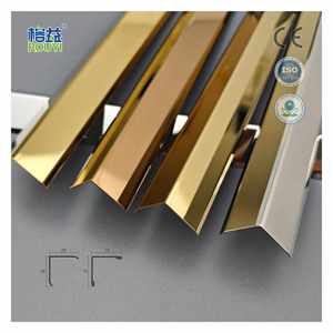 Profilo Angolare in Metallo per Piastrelle, Bordo Decorativo in <span class=keywords><strong>Acciaio</strong></span> Inox 304, Vendita all'Ingrosso - Product Image 6