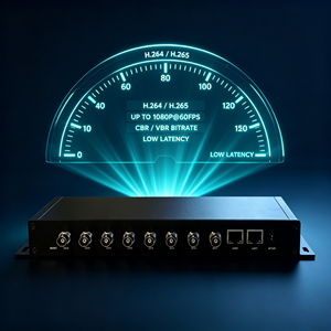 Encodeur vidéo en direct H264 <span class=keywords><strong>H265</strong></span> 8 canaux SD HD 3G SDI SRT RTMP HLS UDP IP Streaming Encoder - Product Image 3