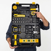 168 pièces, fabricant OEM, vente en gros, kits d'outils combinés, outils à main multifonctions, boîte d'outils dans un coffret rigide, acier à haute teneur en carbone