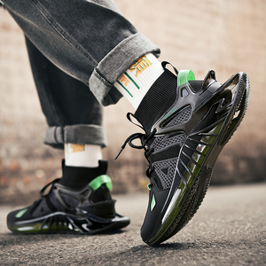 Nuove scarpe sportive da uomo con tomaia da <span class=keywords><strong>Tennis</strong></span> e da uomo personalizzate scarpe da ginnastica Casual scarpe da passeggio da uomo a rete - Product Image 3