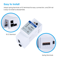 Compteur d'énergie sans fil triphasé Eastron SEM5-5, Ethernet Modbus TCP, surveillance à distance de l'énergie, rail DIN, compteur d'électricité intelligent