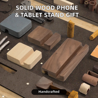 Support de téléphone et tablette en bois massif fait main, personnalisé, portable, impression couleur UV, gravure laser gratuite, simple, Saint-Valentin, mariage