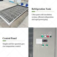 Chine 1 Kg 5 70 tonnes automatique bobine Tube évaporateur saumure réservoir Haïti Tankice bloc de glace moulage faire la Machine à vendre