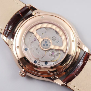 Reloj Mecánico Elegante, Discreto y Lujoso con Cristal de Zafiro, Caja de Acero Inoxidable, Visualización de Fecha y Correa de Cuero - Product Image 3