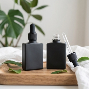 Dispenser Liquido con Finitura Opaca, Tappo Filettato Verticale, Flacone Satinato <span class=keywords><strong>per</strong></span> Siero, Confezione Professionale <span class=keywords><strong>per</strong></span> Skincare, Ordine all'Ingrosso - Product Image 1