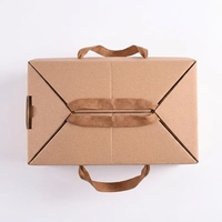 Premium bruine kartonnen doos, recycleerbare geschenkverpakking voor honing, eieren, fruit en speciale levensmiddelen