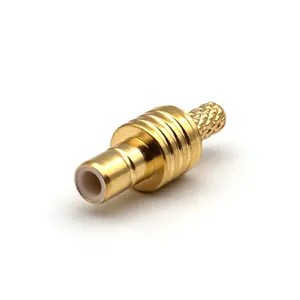 Wholesale Rates DWV 750V SMB Male Crimp RF Connector Gold Plated for RG316 RG174 Coax Cable