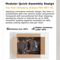 Chaise de bureau ergonomique en maille avec support lombaire réglable 5 positions et accoudoirs 3D pour projets de bureau (vente en gros)
