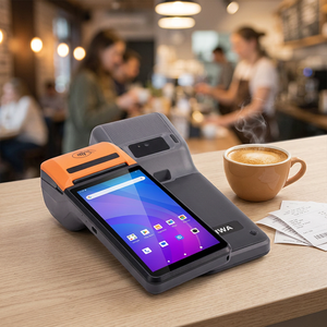 UNIWA V4P 6 Inch Android PDA 58mm Thermal <b>Printer</b> 2D Barcode Scanner NFC Handheld Data Terminal Stock WiFi/GNSS Enabled - Product Image 1