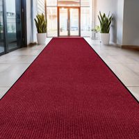 Tapis d'entrée Stripe 2000 g/m² avec envers TPE antidérapant, résistant à la décoloration, anti-salissures, lavable, usage commercial